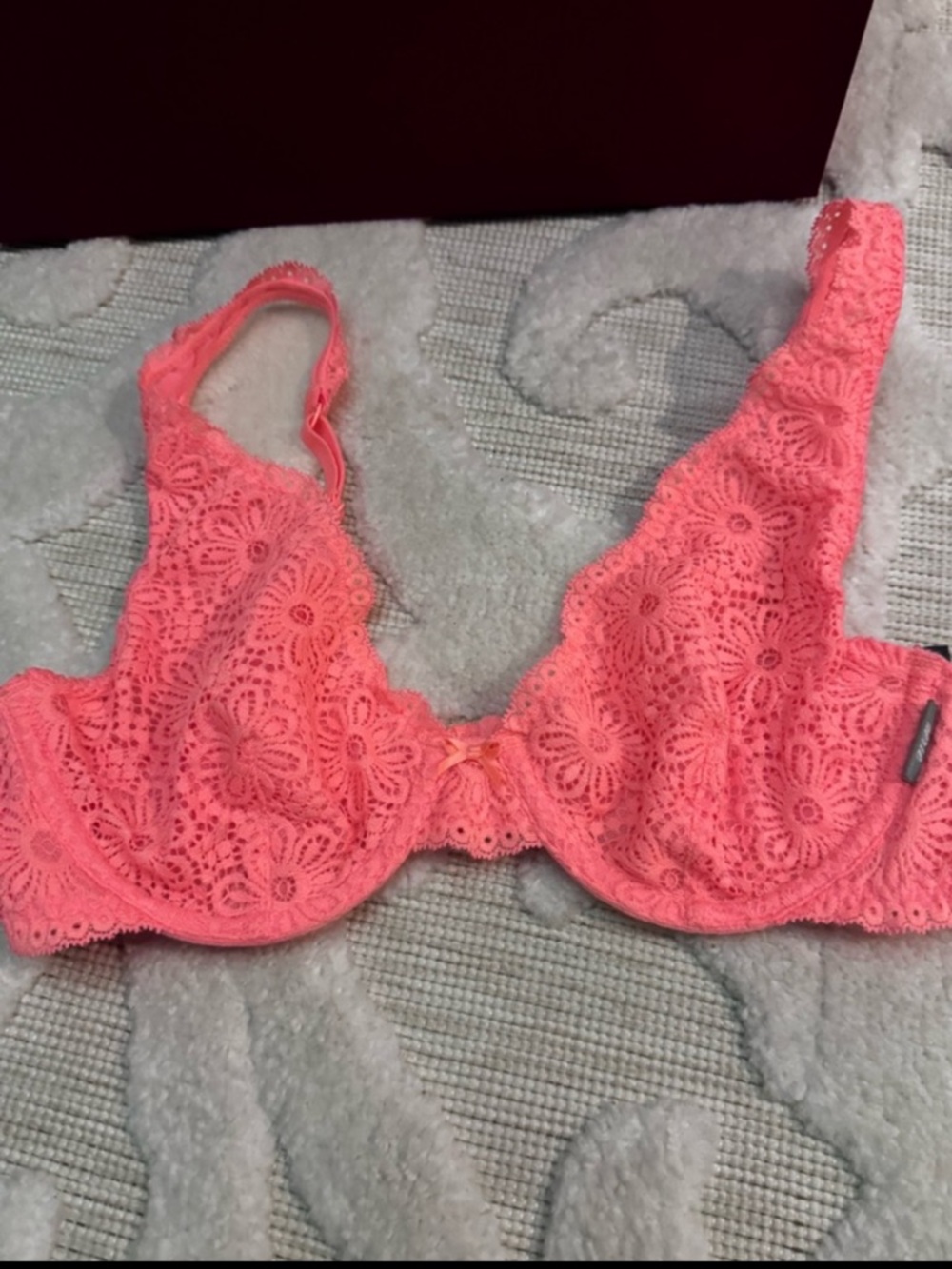 Women's Pink Lace Underwire Bra - Aerie